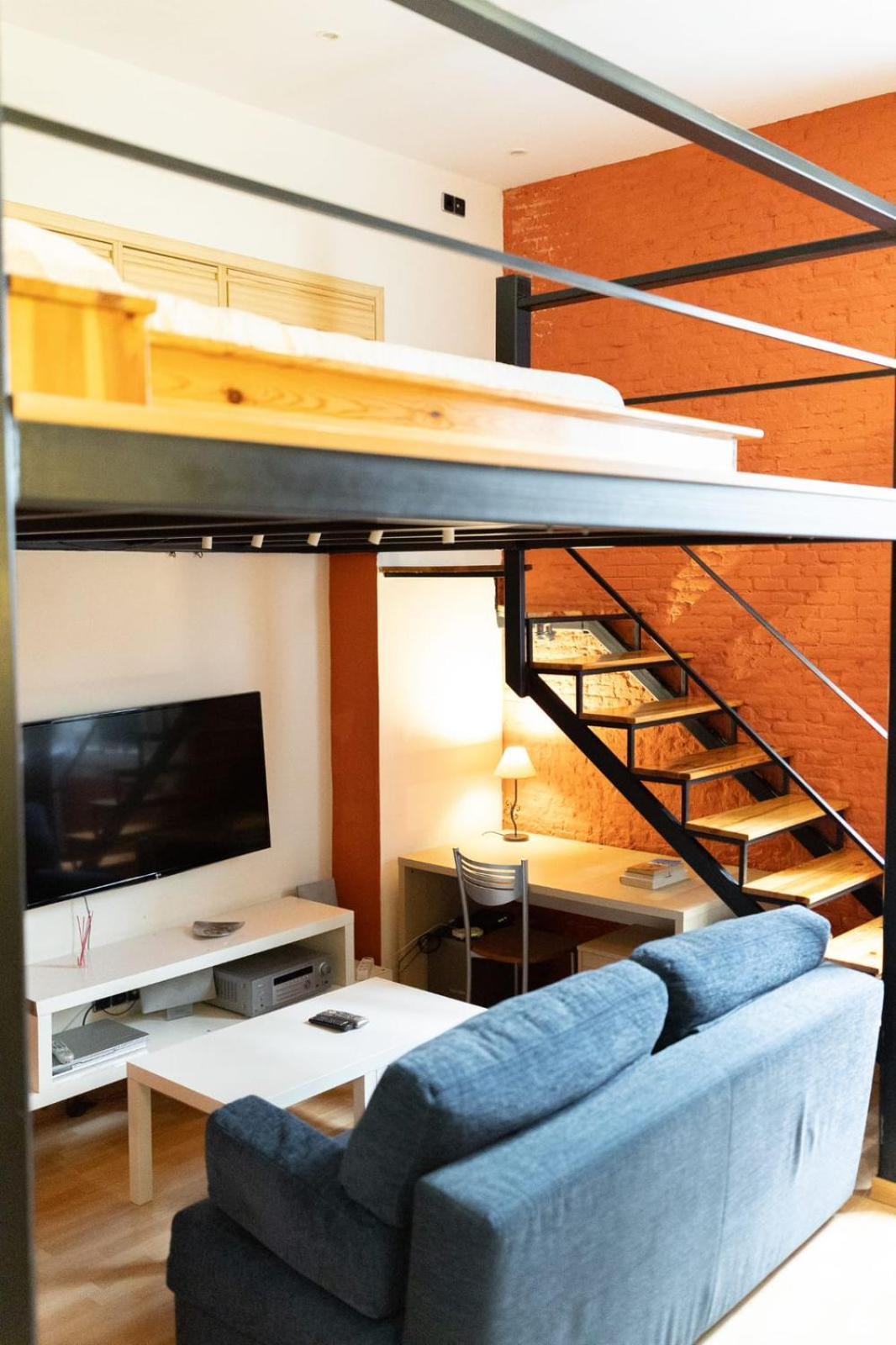 Апартаменты Increible Loft A 5 Min Del Retiro & Wizink Мадрид Экстерьер фото