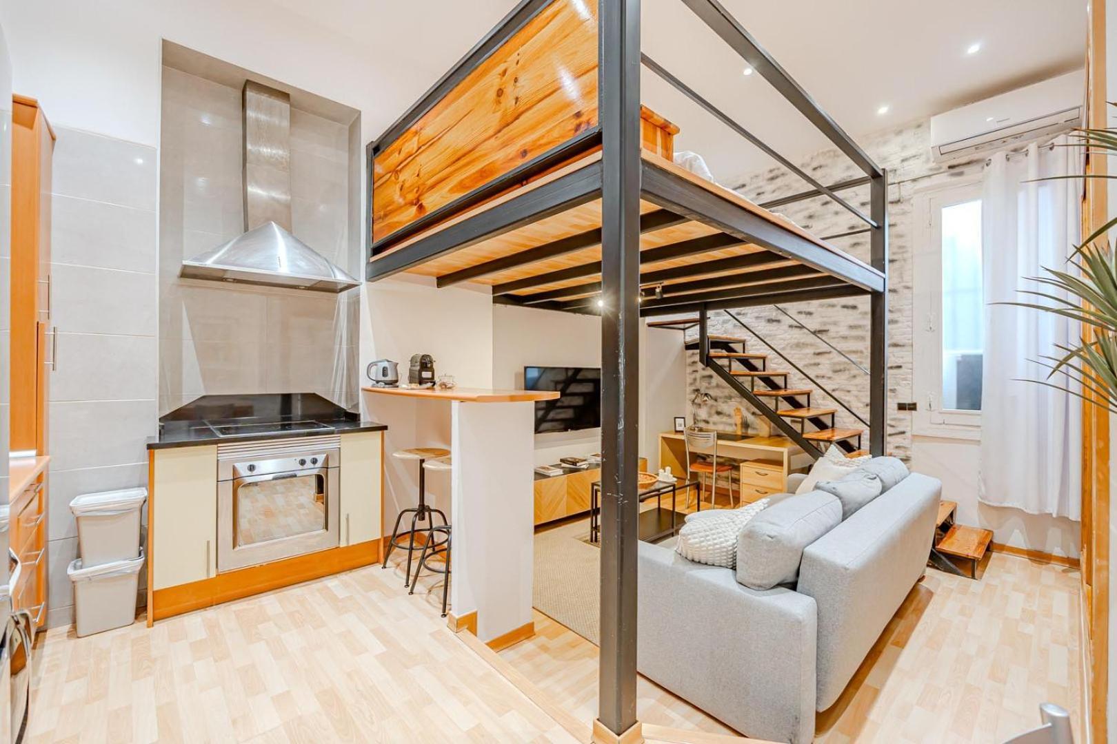 Апартаменты Increible Loft A 5 Min Del Retiro & Wizink Мадрид Экстерьер фото